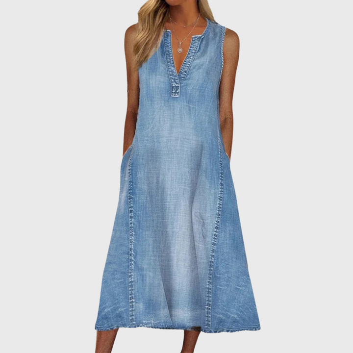 Moa | Comfortable Denim Dress
