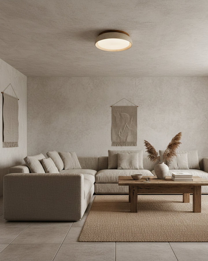 Piedra Travertine Ceiling Light | Buy 1 Get 1 Free