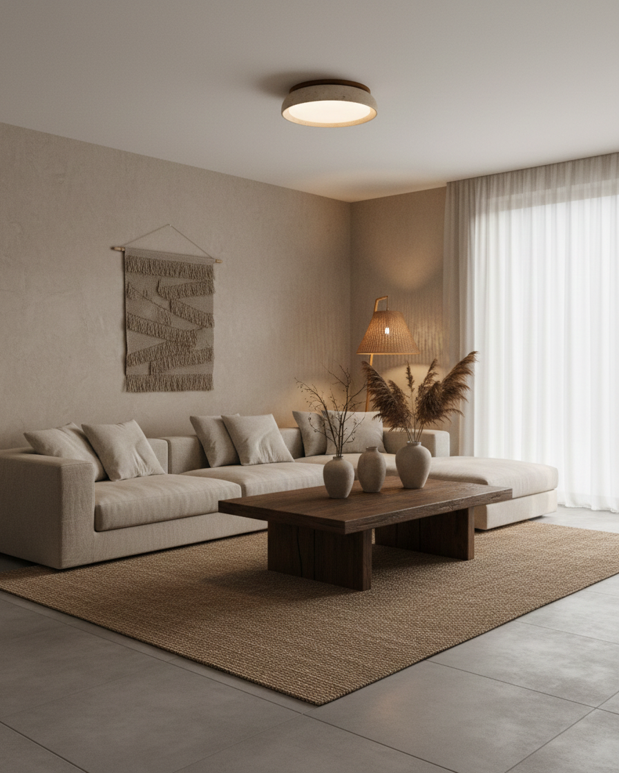 Piedra Travertine Ceiling Light | Buy 1 Get 1 Free