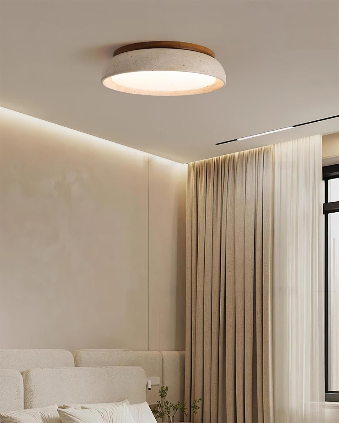 Piedra Travertine Ceiling Light | Buy 1 Get 1 Free