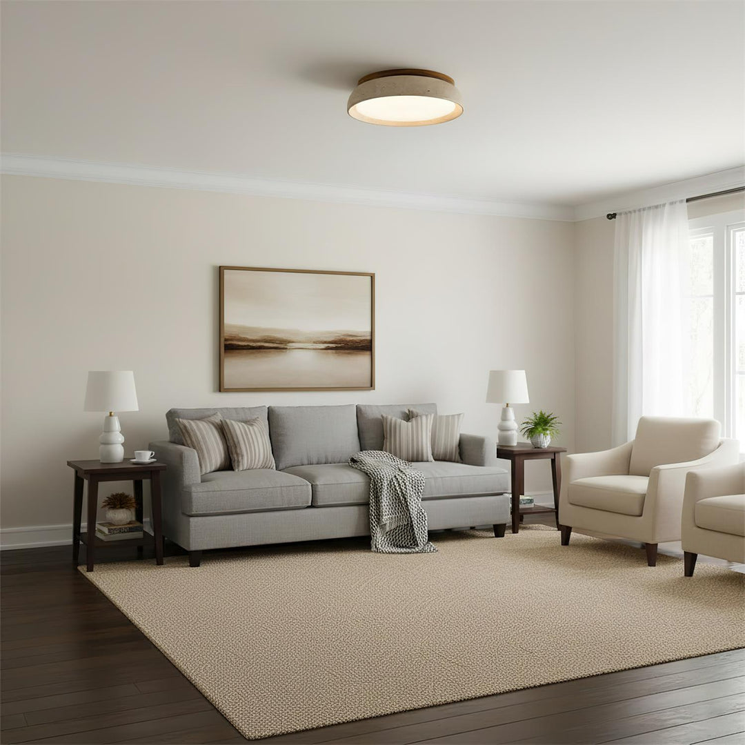 Piedra Travertine Ceiling Light | Buy 1 Get 1 Free