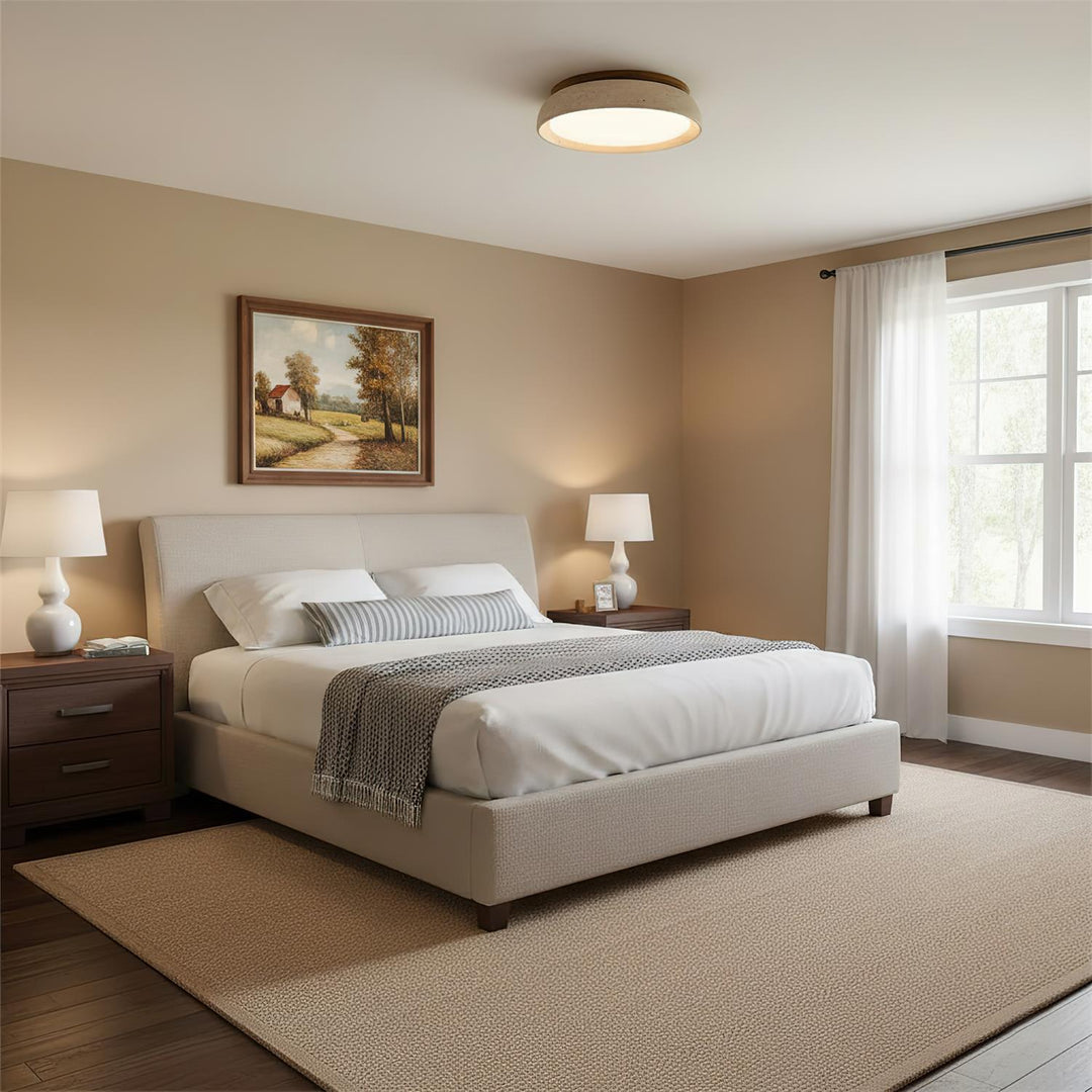 Piedra Travertine Ceiling Light | Buy 1 Get 1 Free