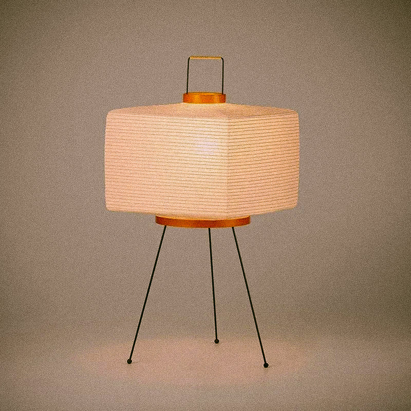 Yoko - Cube-Shaped Tripod Floor Lamp