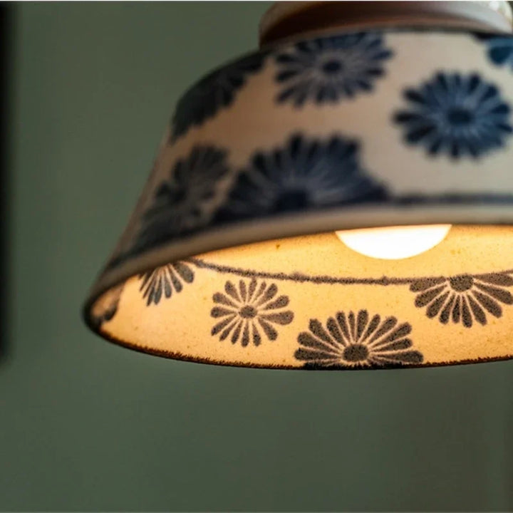 Ronya Hand-Painted Ceramic Pendant Light | Buy 1 Get 1 Free