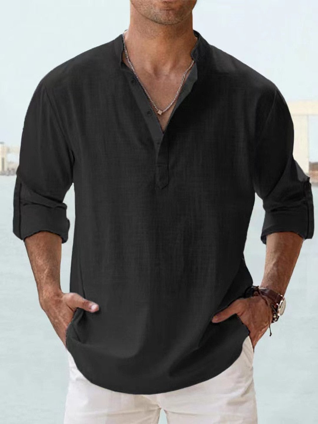 Philip | Breathable Linen Shirt