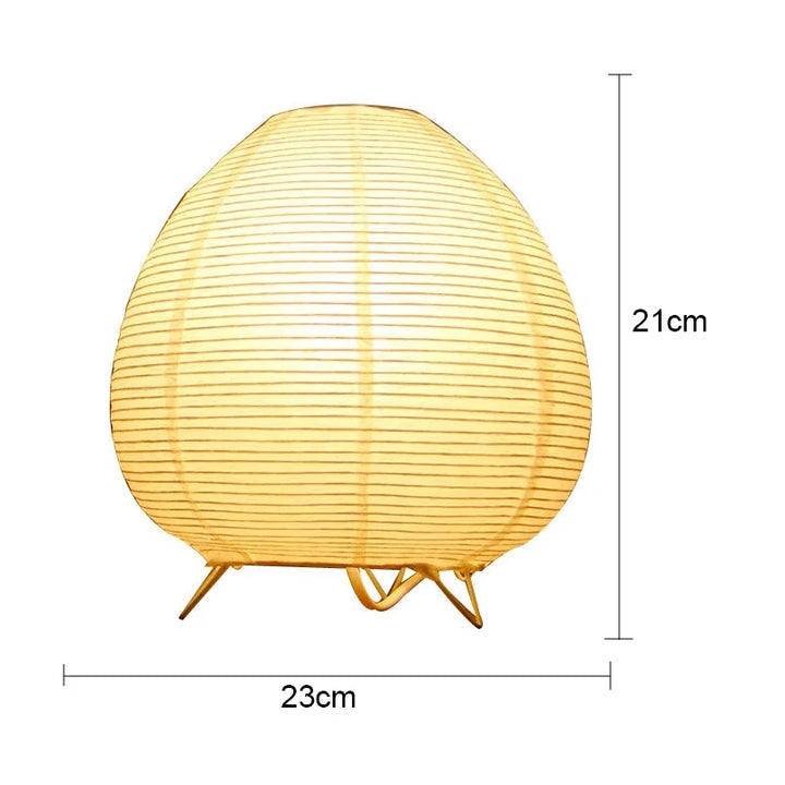 LED Lamp with Sunlight Japanese Paper Lantern
