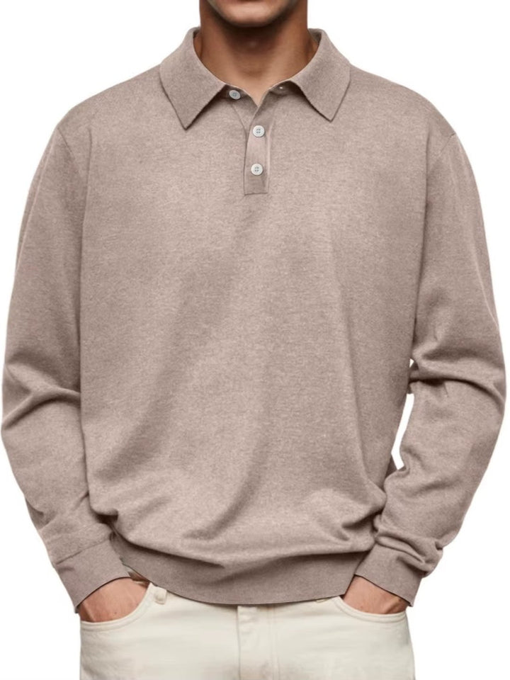Trevor | Long-Sleeve Polo Shirt