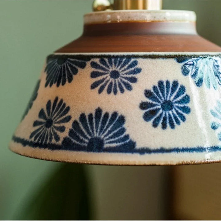 Ronya Hand-Painted Ceramic Pendant Light | Buy 1 Get 1 Free