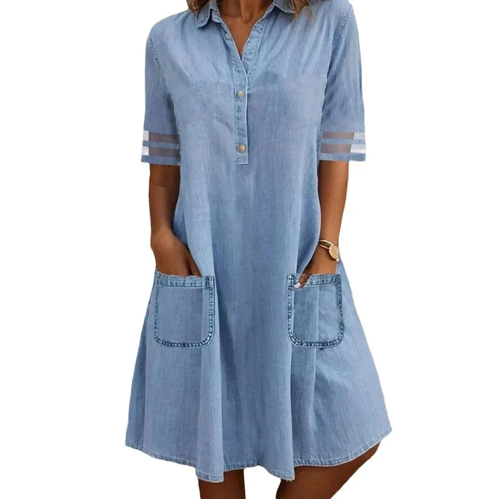 Asne | Light Airy Denim Dress