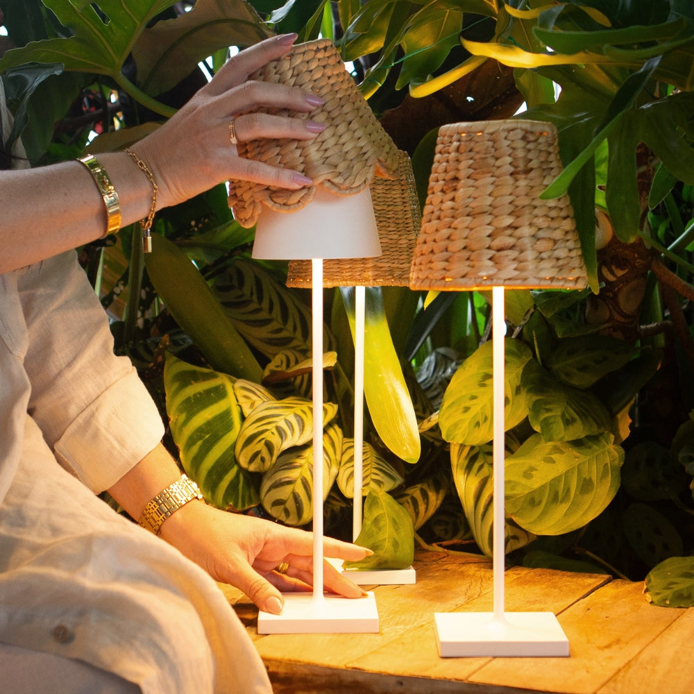 Empire Water Hyacinth Weave Lampshade