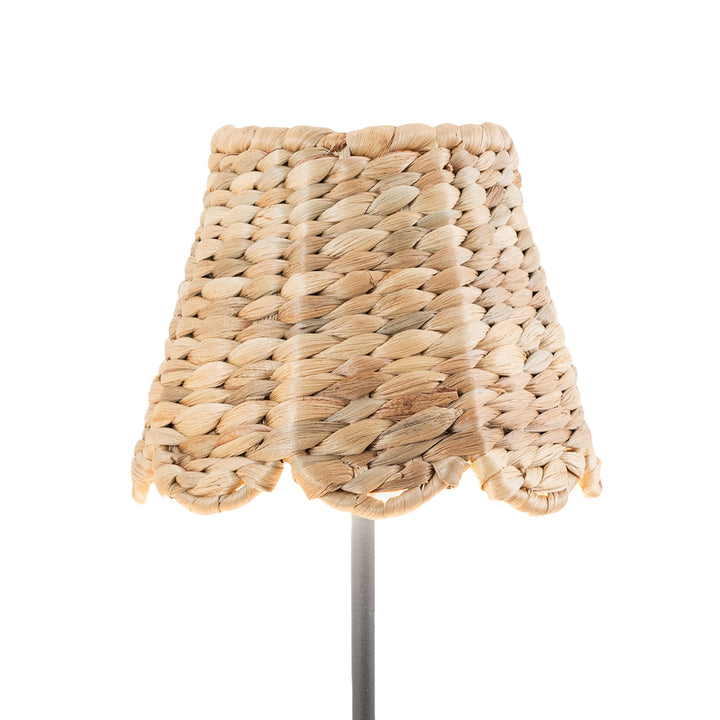 Scalloped Design Hyacinth Woven Lamp Shade