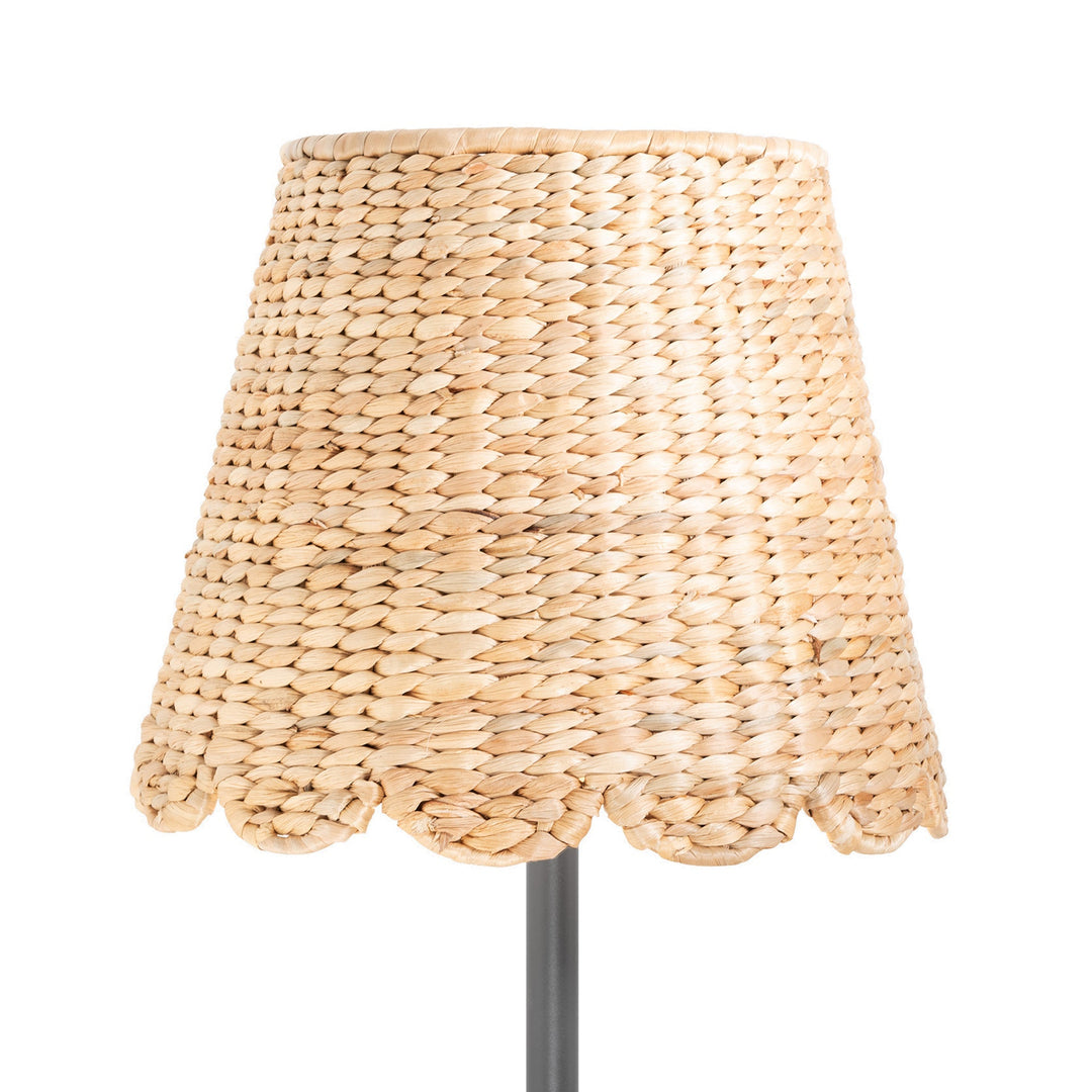 Scalloped Design Hyacinth Woven Lamp Shade