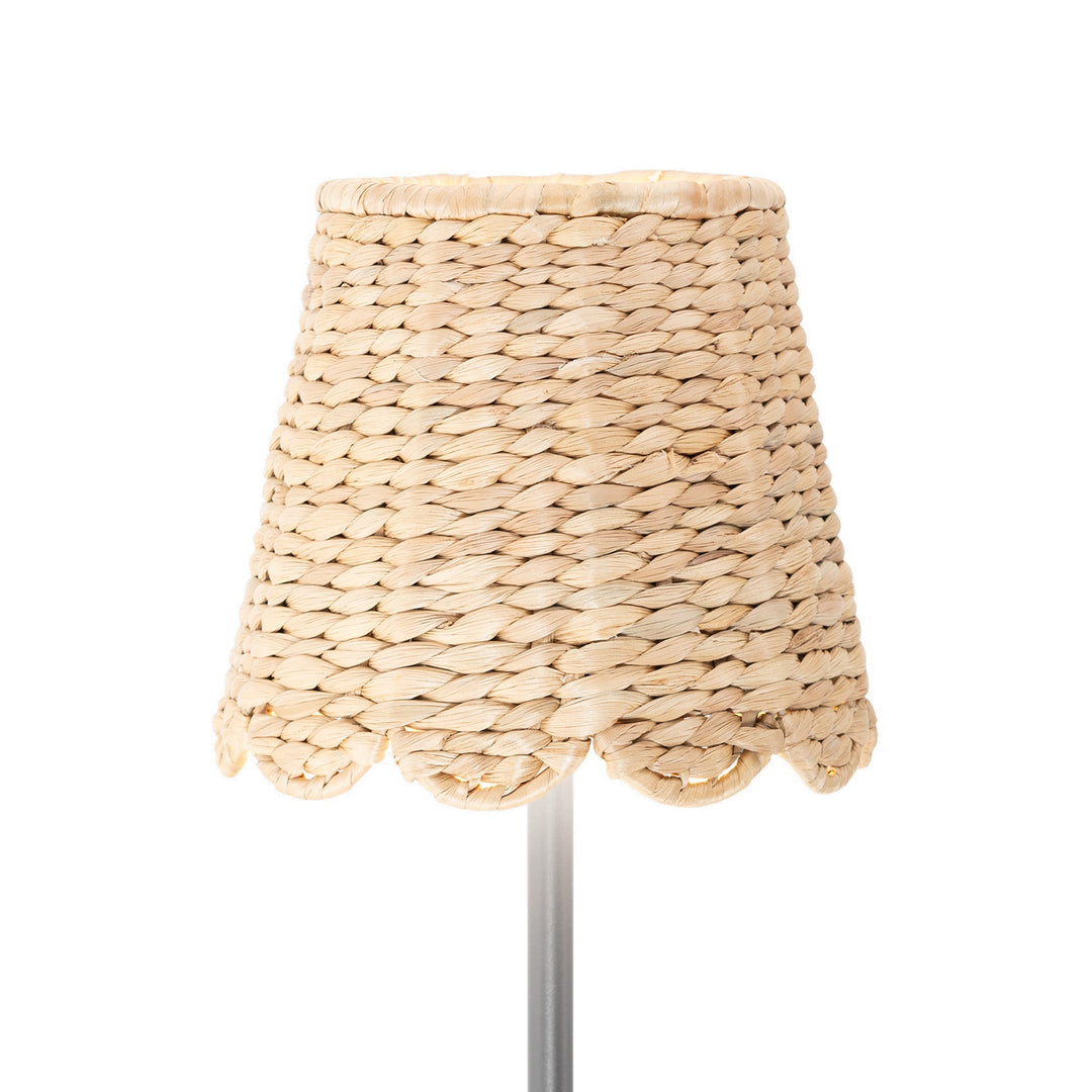 Scalloped Design Hyacinth Woven Lamp Shade