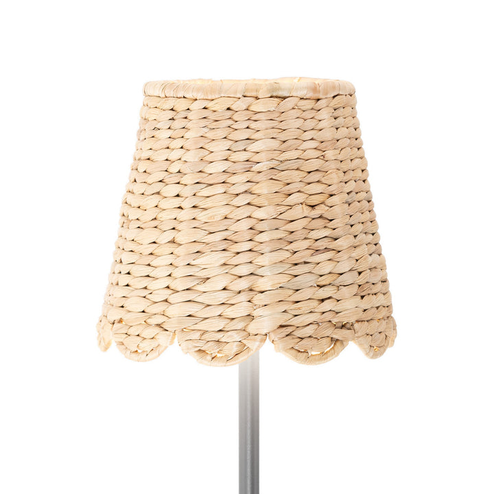 Scalloped Design Hyacinth Woven Lamp Shade