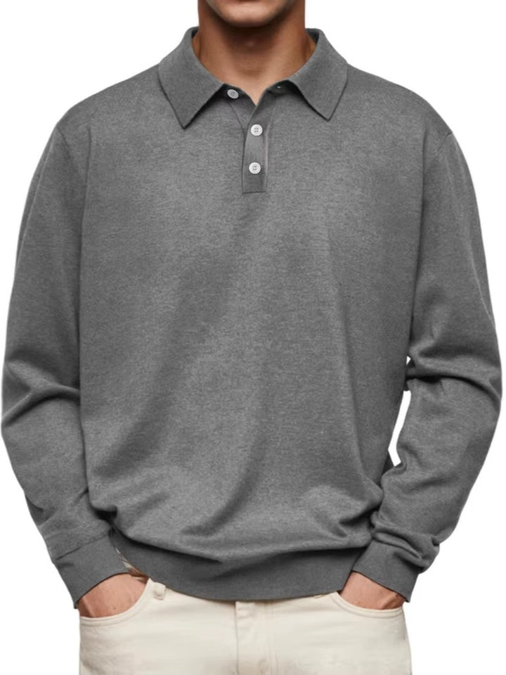 Trevor | Long-Sleeve Polo Shirt