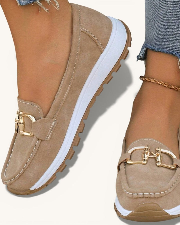 Toulouse | Flat Moccasins with Buckle