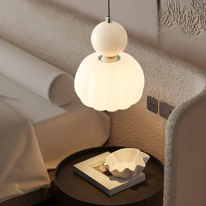 Deco Green Cream Color Art Deco Pendant Light | Buy 1 Get 1 Free