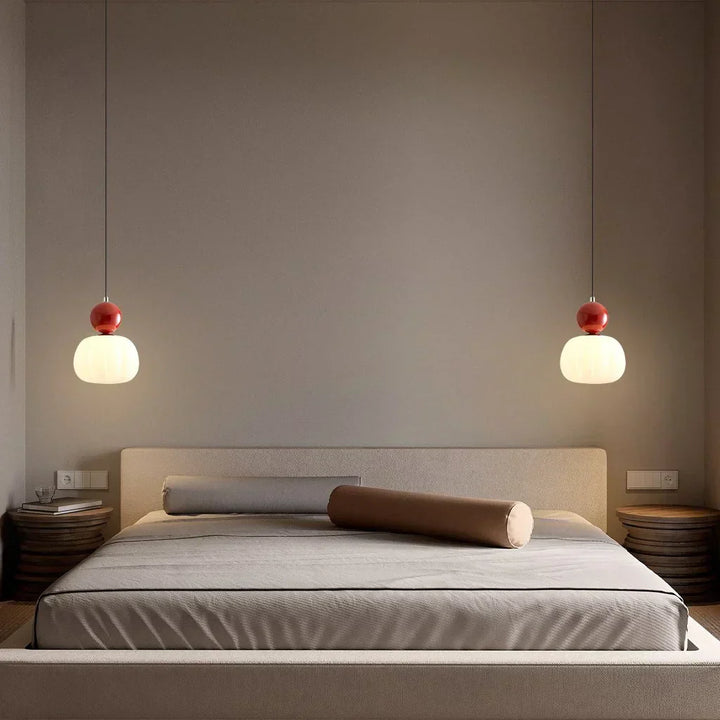 Deco Green Cream Color Art Deco Pendant Light | Buy 1 Get 1 Free