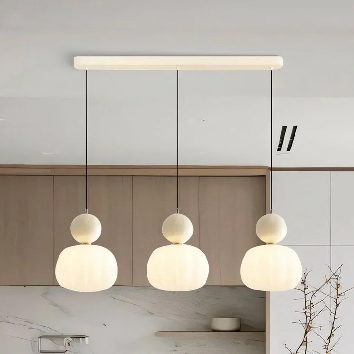 Deco Green Cream Color Art Deco Pendant Light | Buy 1 Get 1 Free