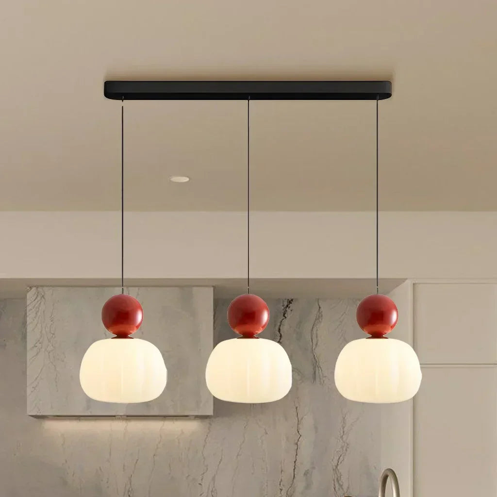 Deco Green Cream Color Art Deco Pendant Light | Buy 1 Get 1 Free