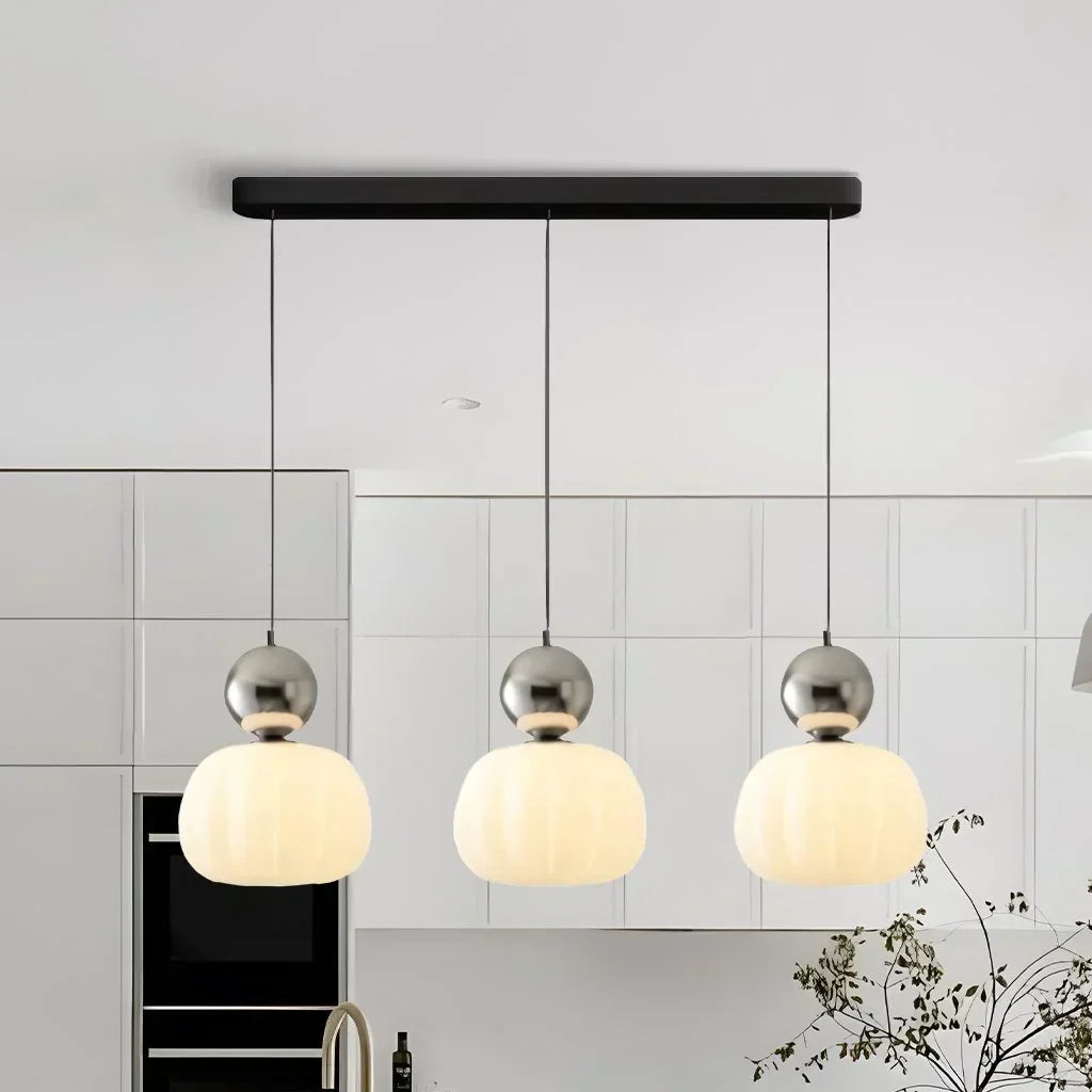 Deco Green Cream Color Art Deco Pendant Light | Buy 1 Get 1 Free