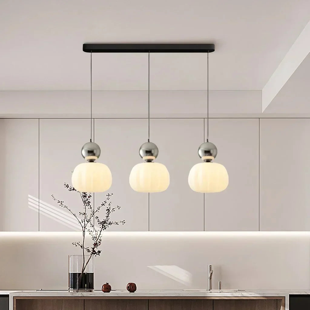 Deco Green Cream Color Art Deco Pendant Light | Buy 1 Get 1 Free