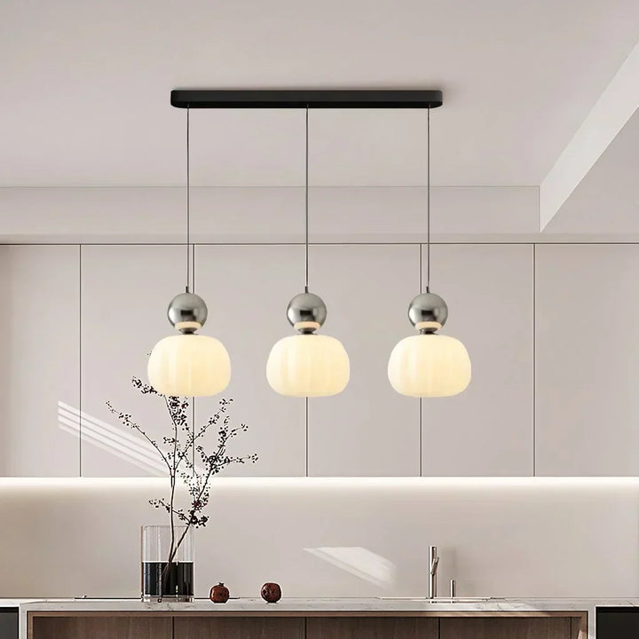 Deco Green Cream Color Art Deco Pendant Light | Buy 1 Get 1 Free