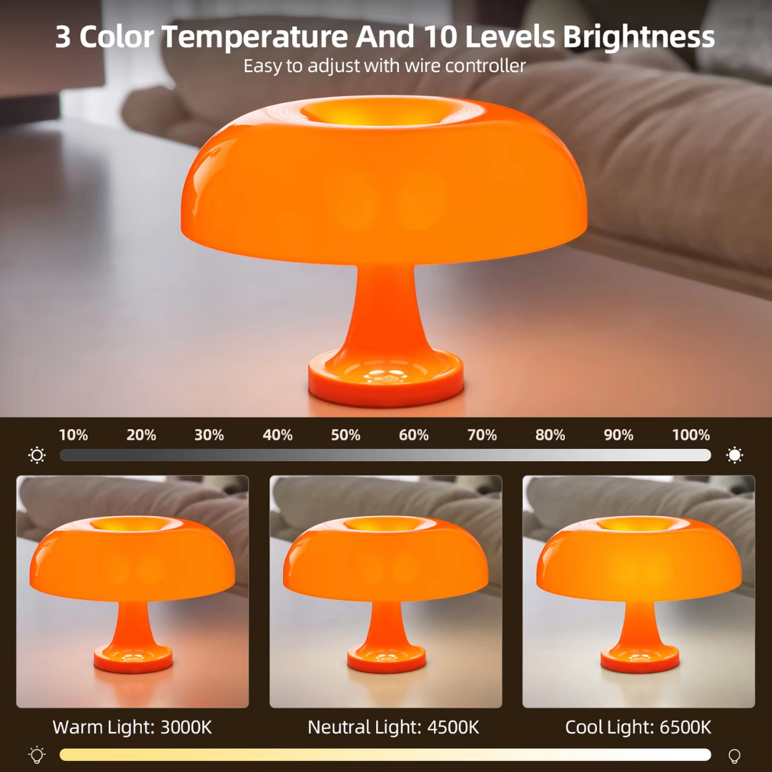 Luma Mushroom (Luma Mushroom) – Design Table Lamp – Mushroom Shape | Buy 1 Get 1 Free