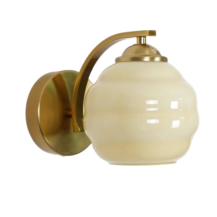 Vintage Glass Bauhaus Art Deco Wall Lamp | Buy 1 Get 1 Free