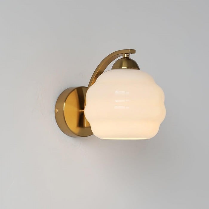 Vintage Glass Bauhaus Art Deco Wall Lamp | Buy 1 Get 1 Free