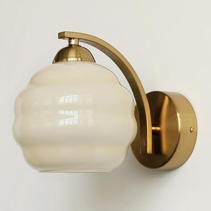 Vintage Glass Bauhaus Art Deco Wall Lamp | Buy 1 Get 1 Free