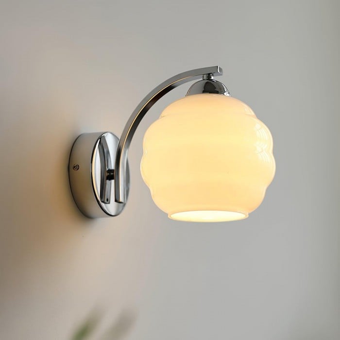 Vintage Glass Bauhaus Art Deco Wall Lamp | Buy 1 Get 1 Free