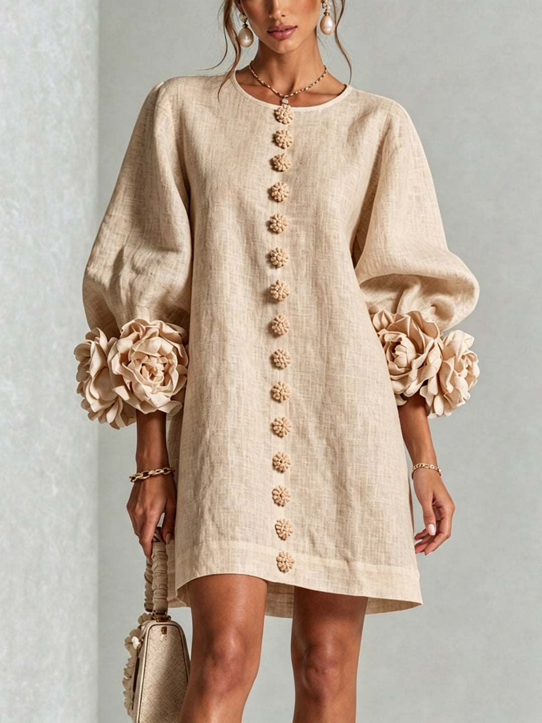 Yseult | Button-Down Mini Dress