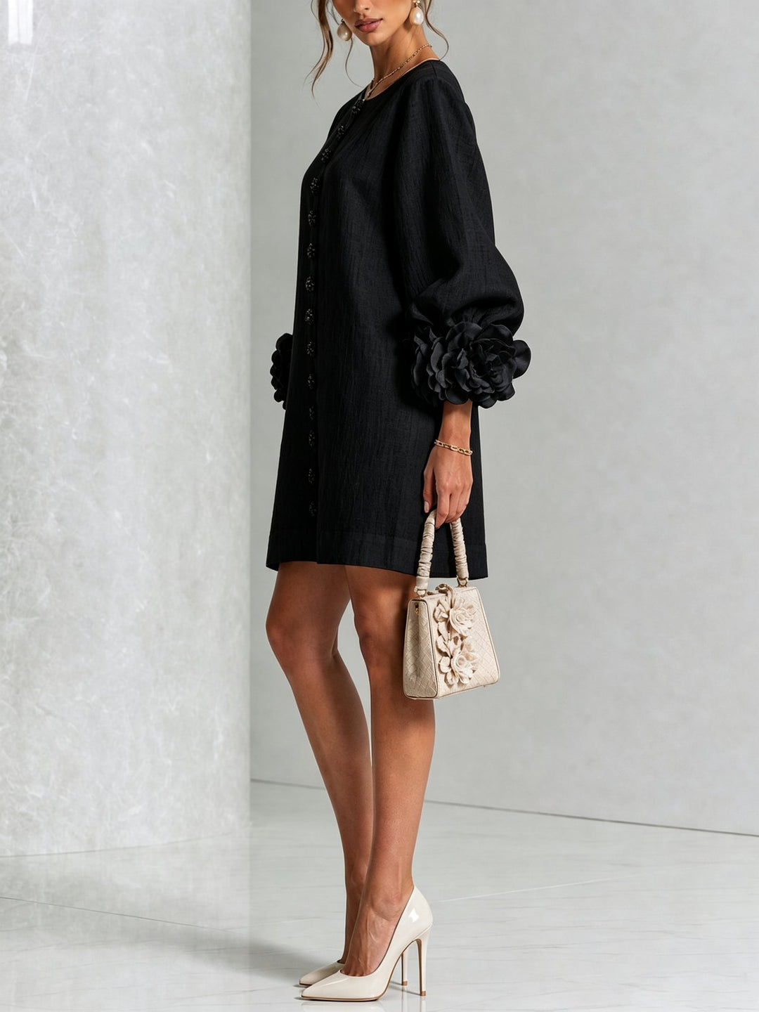 Yseult | Button-Down Mini Dress