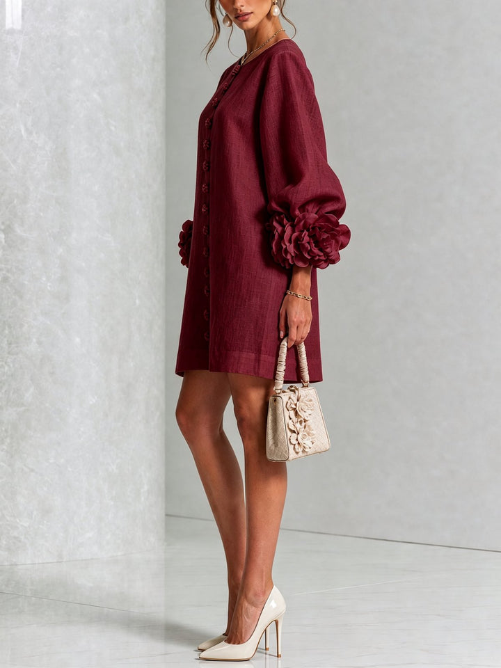 Yseult | Button-Down Mini Dress