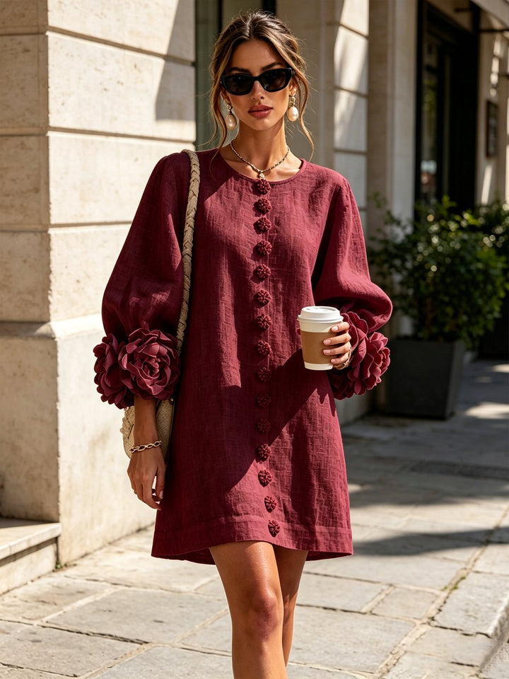 Yseult | Button-Down Mini Dress