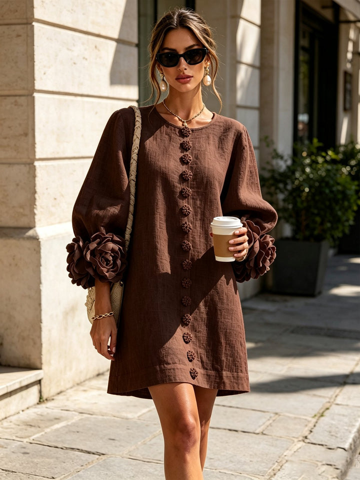 Yseult | Button-Down Mini Dress