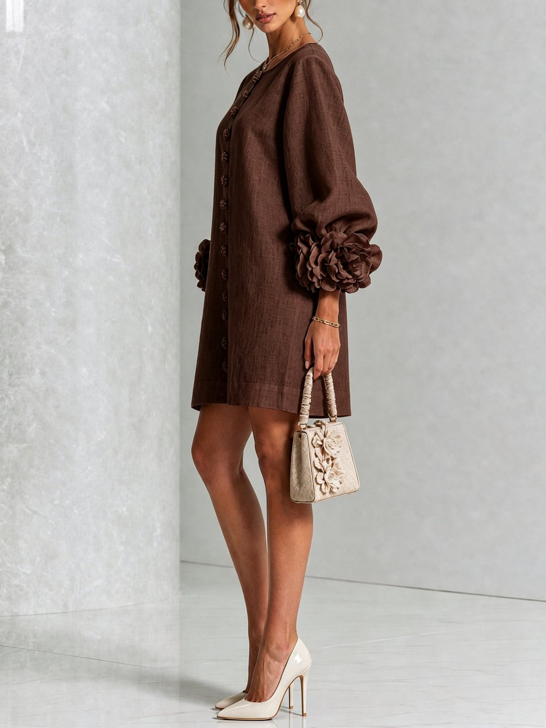 Yseult | Button-Down Mini Dress