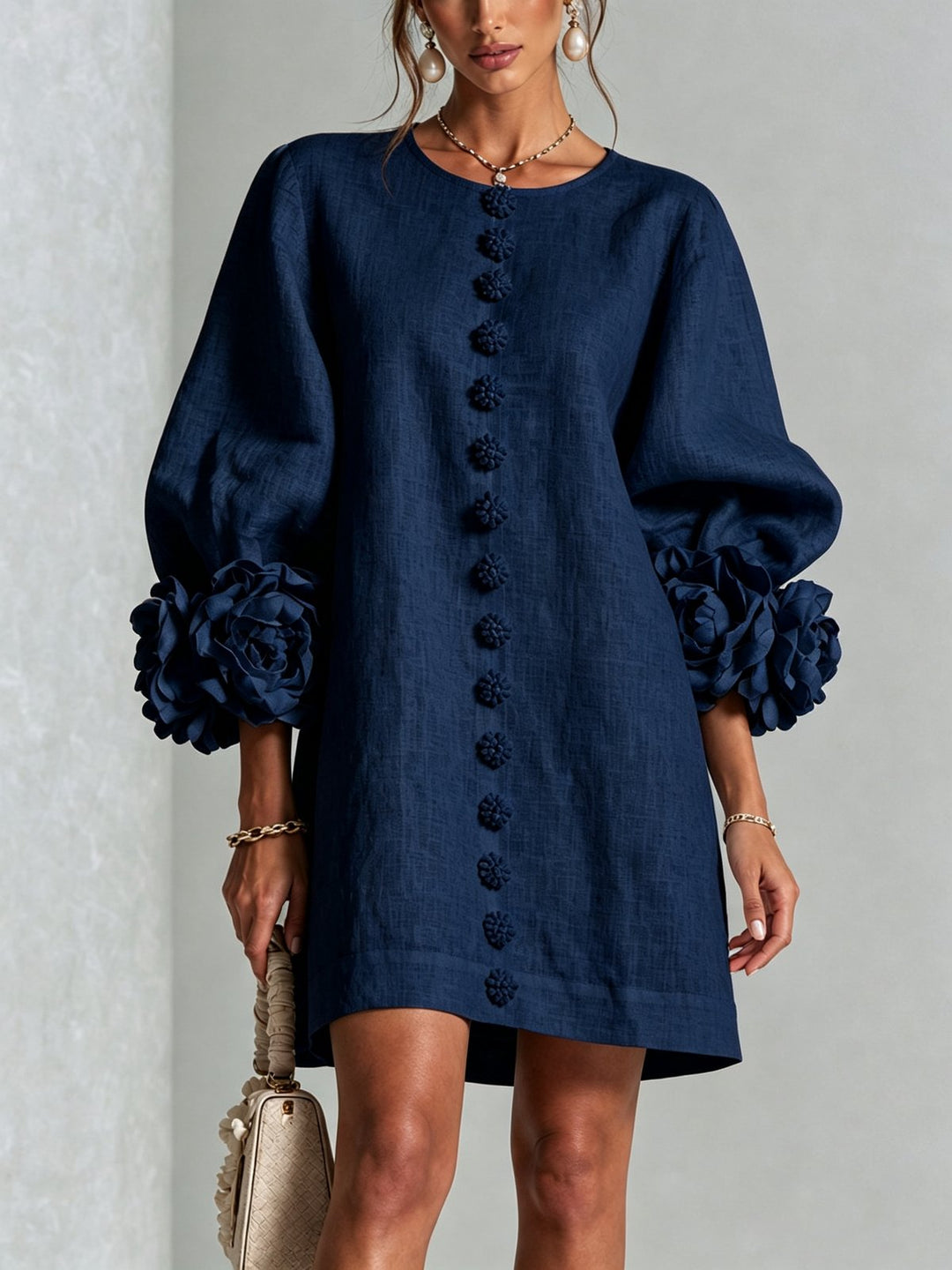 Yseult | Button-Down Mini Dress