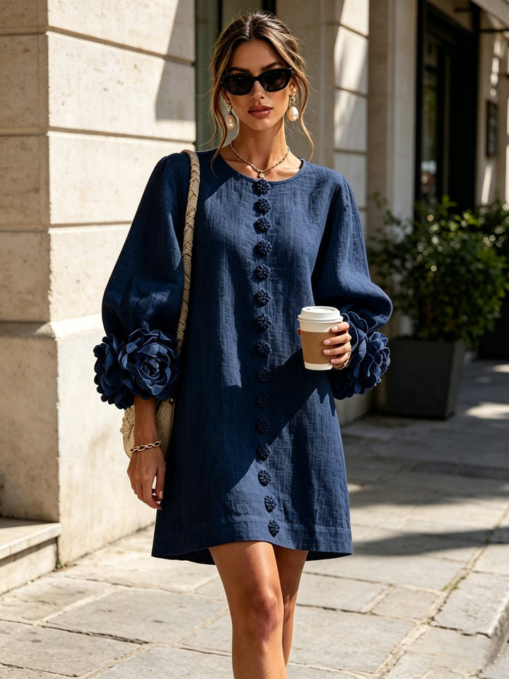 Yseult | Button-Down Mini Dress