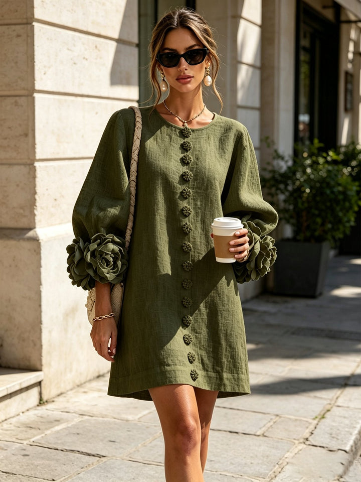 Yseult | Button-Down Mini Dress