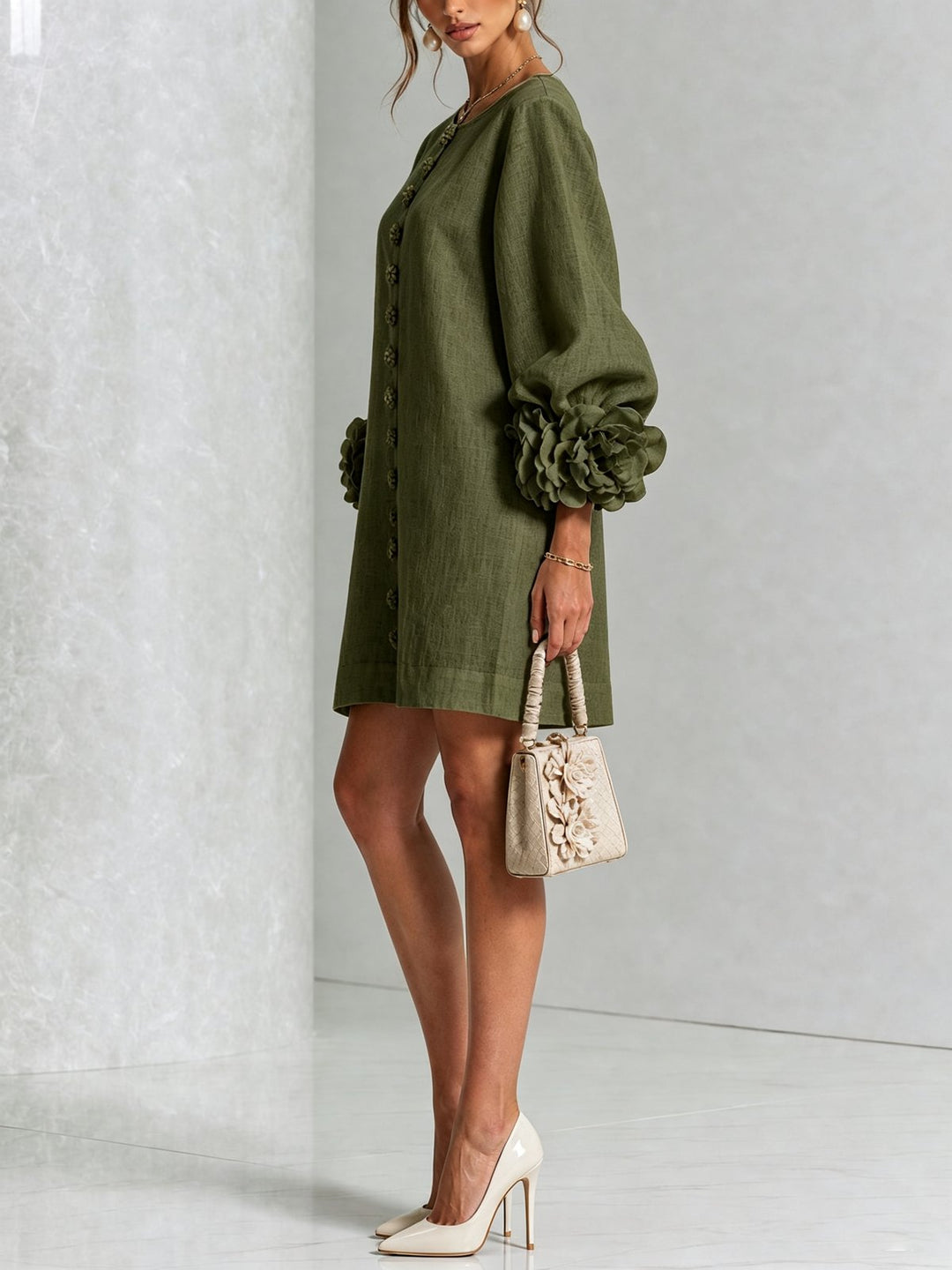 Yseult | Button-Down Mini Dress