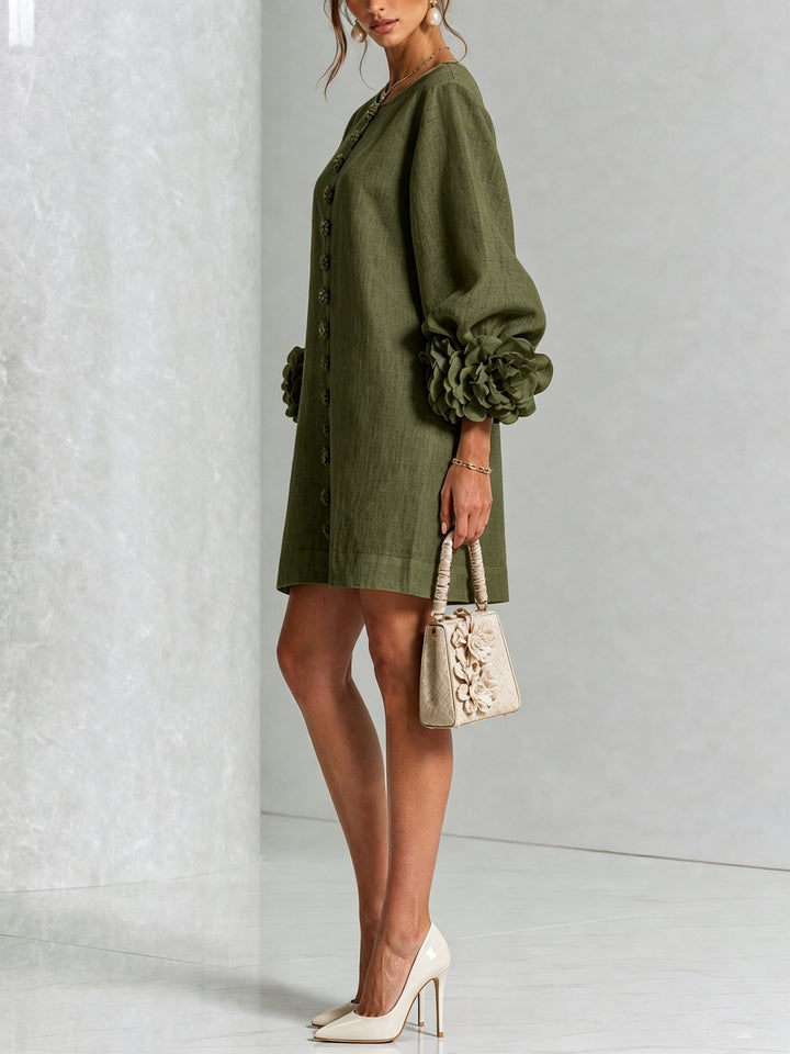 Yseult | Button-Down Mini Dress
