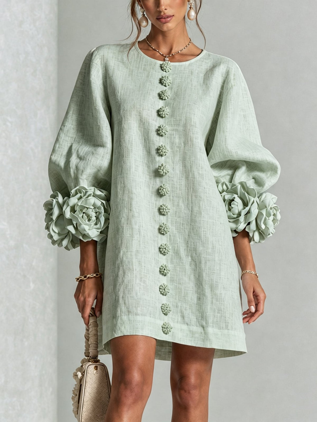 Yseult | Button-Down Mini Dress