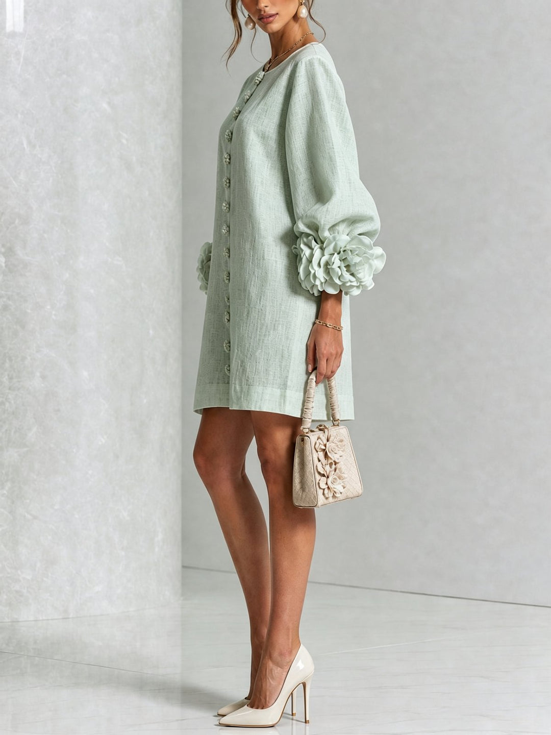 Yseult | Button-Down Mini Dress
