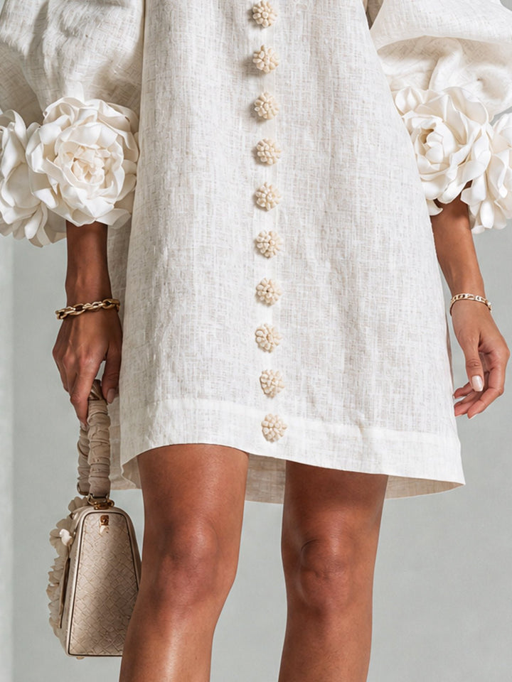 Yseult | Button-Down Mini Dress