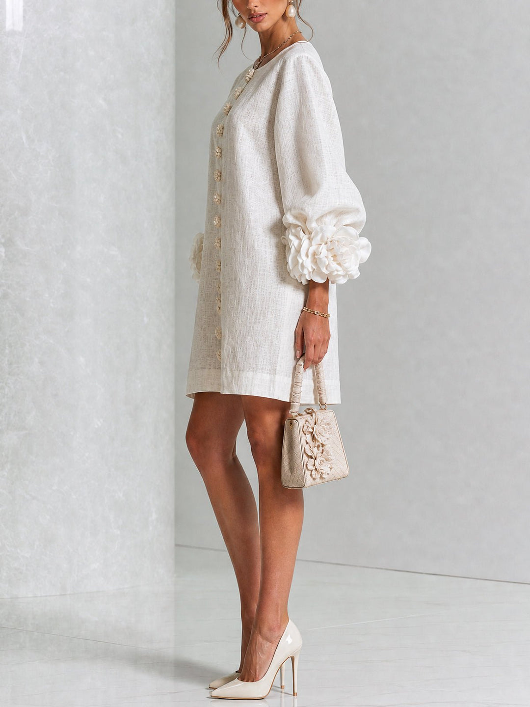 Yseult | Button-Down Mini Dress