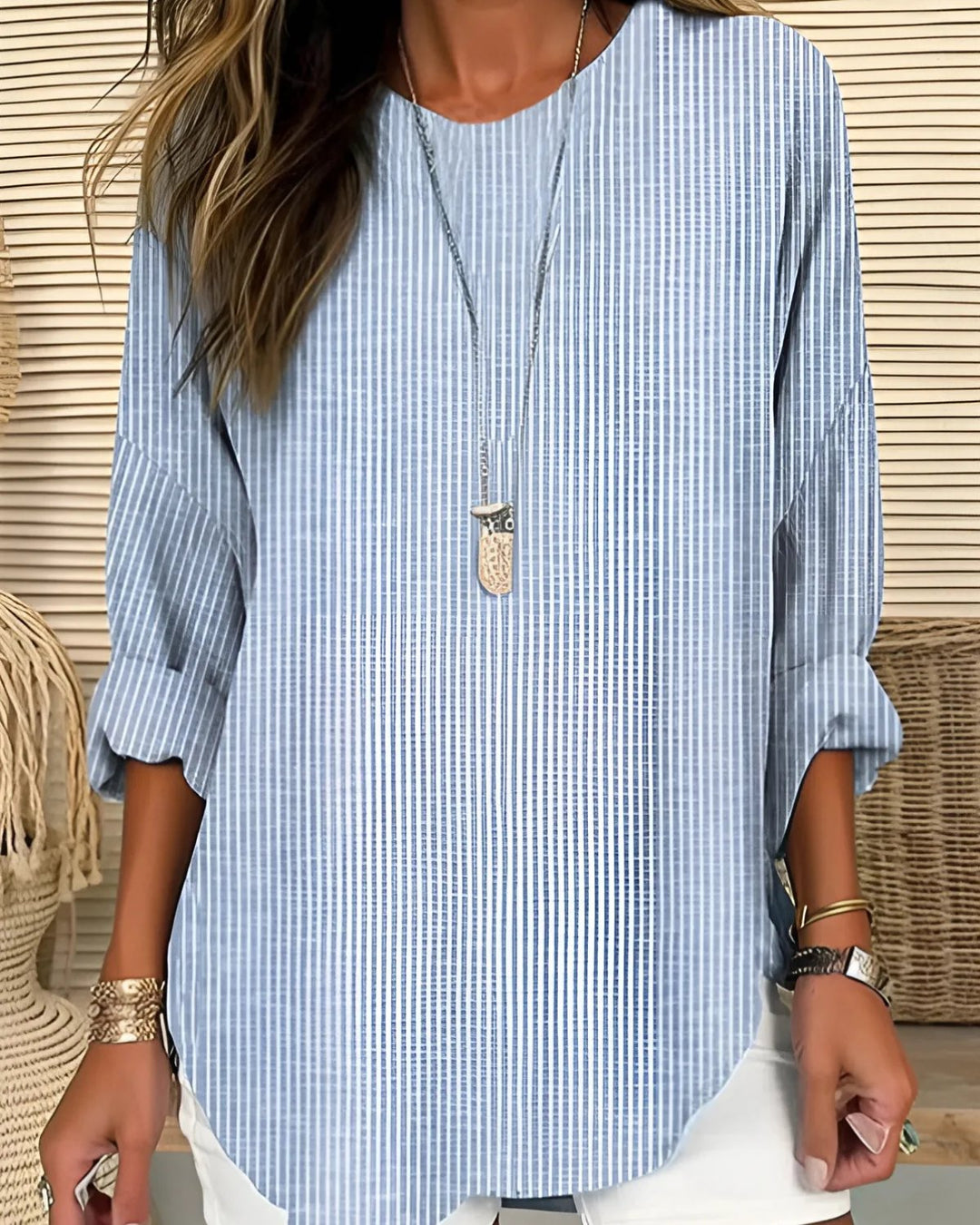 Cindi | Striped Blouse