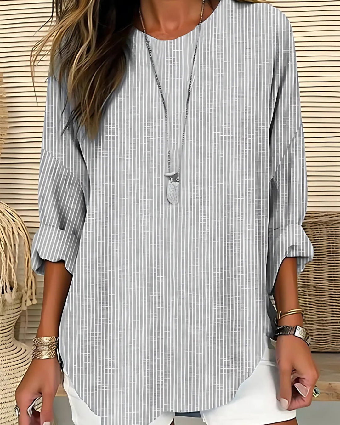 Cindi | Striped Blouse