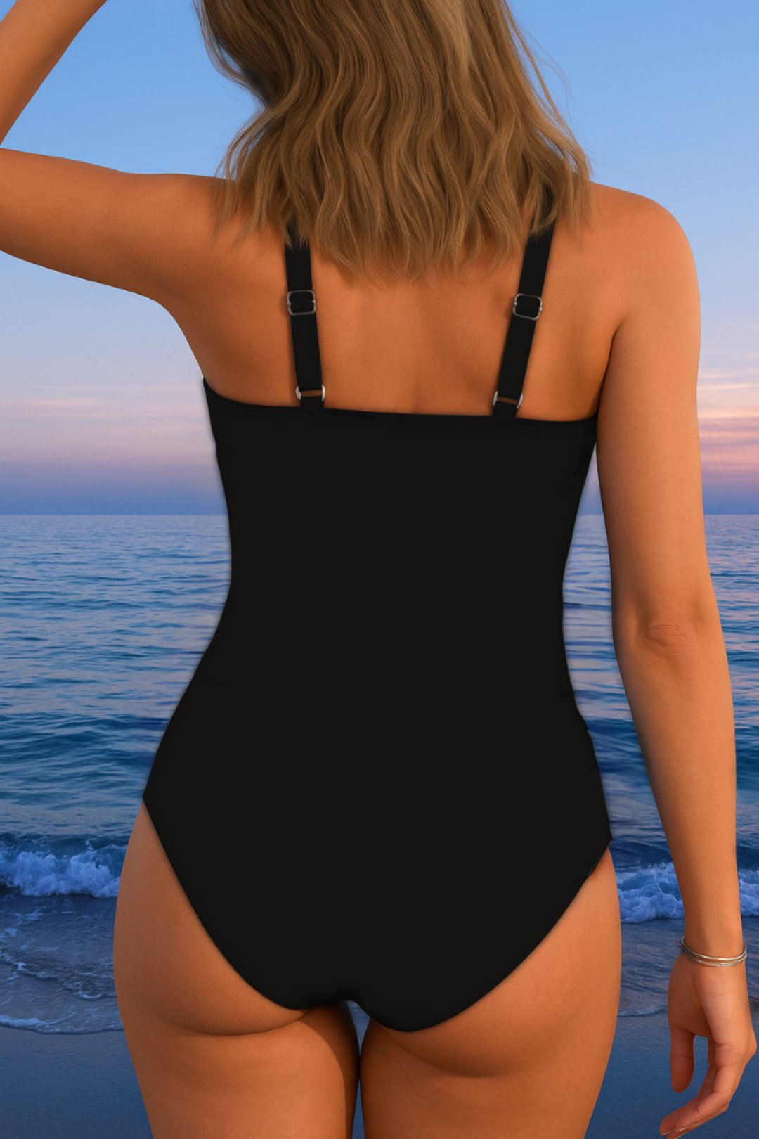 Catherine | Wrap-Front Control Swimsuit
